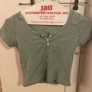 brandy melville crop top one size, (fits small)
